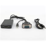 Elektronický prevodník PremiumCord VGA+audio na HDMI FULL HD 1080p