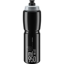 Elite Jet, 950ml - černá/šedé logo E0190902 - Příslušenství na kolo - Košíky na lahve, bidony