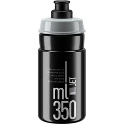 ELITE láhev JET 22'  černá/šedé logo, 350 ml