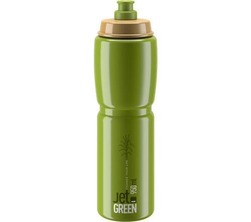 ELITE láhev JET GREEN 22' bílé logo 950 ml