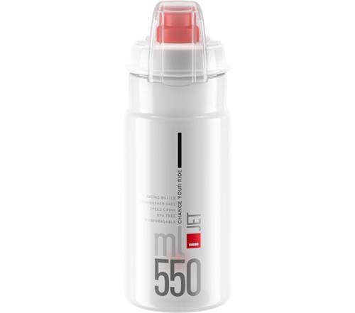 ELITE láhev JET PLUS 23'  čirá/červené logo, 550 ml