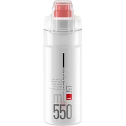 ELITE láhev JET PLUS 23'  čirá/červené logo, 550 ml