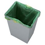 Elletipi Plastový kôš s držadlami Kryt NARROW, 12 l, sivý, 34 x 15 x 30 cm