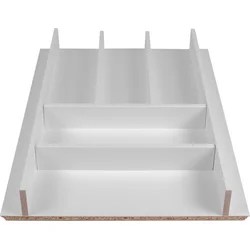 Elletipi Príborník na zásuvky 45 cm Wood Line, biely