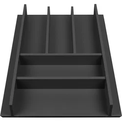 Elletipi Príborník na zásuvky 45 cm Wood Line, čierny buk