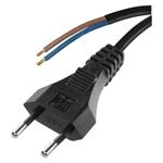 EMOS Flexo šňůra PVC 2× 0,75mm2, 2m, černá