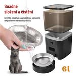 EMOS GoSmart dávkovač krmiva Pet Care s kamerou, 6 l, černý, Wi-Fi