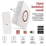 EMOS GoSmart Domáci bezdrôtový zvonček P5735WS do zásuvky s WiFi