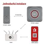 EMOS GoSmart Domovní bezdrátový zvonek P5735SS do zásuvky s WiFi