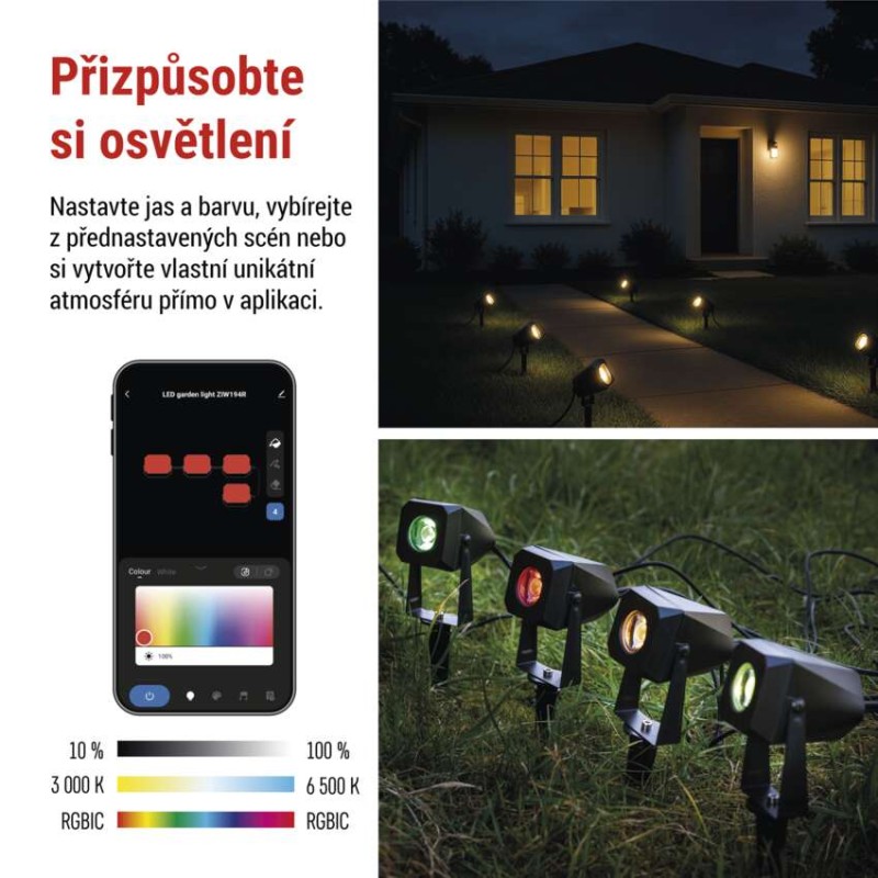 EMOS GoSmart venkovní LED bodové světlo 1554191000