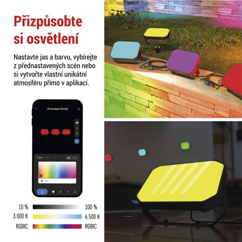 EMOS GoSmart venkovní LED reflektor 1554184000
