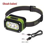 EMOS LED nabíjecí čelovka P3545, 175 lm, 50 m, Li-Pol 800 mAh