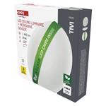 EMOS LED přisazené svítidlo TIVI, A CLASS, MW sensor, kruhové bílé 8,6W, IP44, neutrální bílá