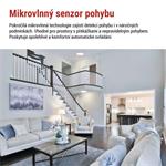 EMOS LED přisazené svítidlo TIVI, A CLASS, MW sensor, kruhové bílé 8,6W, IP44, neutrální bílá