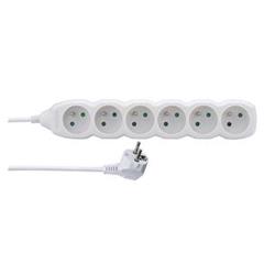 EMOS Prodlužovací kabel 6 zásuvek 2m, bílý 1902060200 - Kabely + redukce