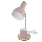EMOS Stolná lampa POPPY na žiarovku E27, ružová