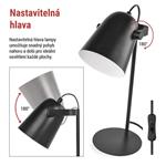 EMOS Stolní lampa NINA na žárovku E27, černá