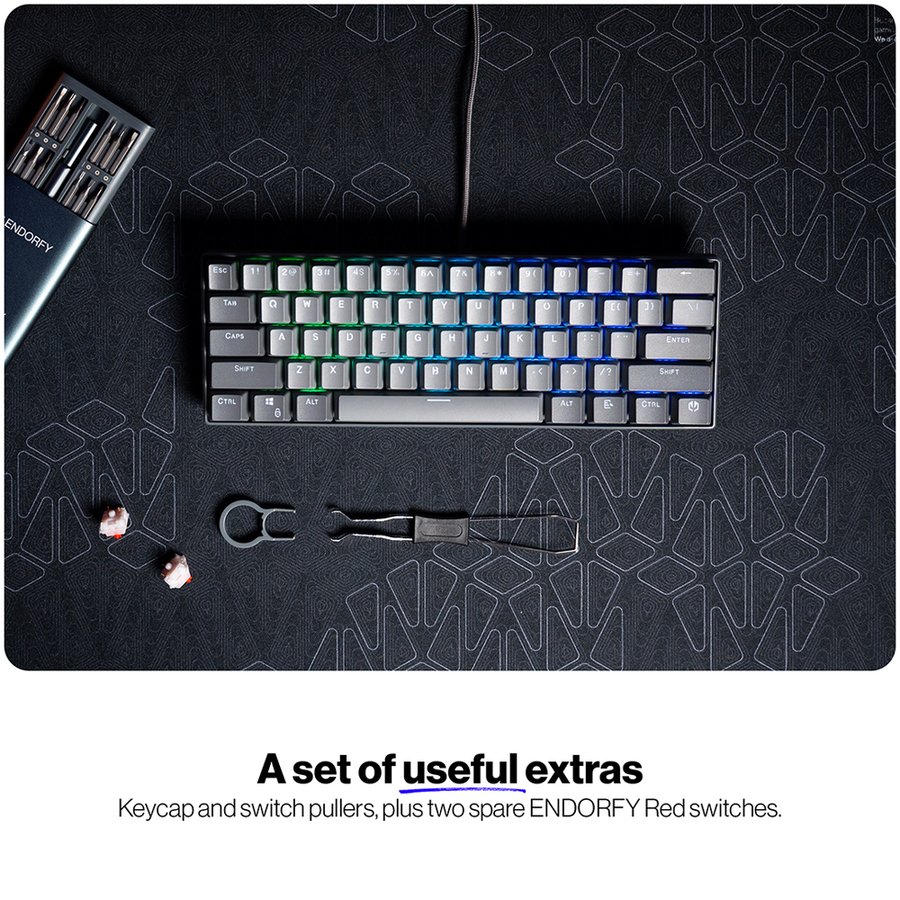Endorfy Thock V2 Compact, americké rozloženie