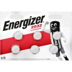 Energizer Lithiová knoflíková baterie - CR2032 6pack