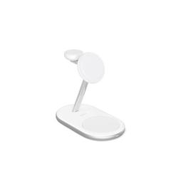 Epico 3in1 MagSafe Charging Stand - Charging for iPhone 15W - bílá