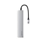 Epico 6in1 Aluminium Hub 
8K with USB-C connector - stříbrná