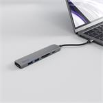 Epico 6in1 Aluminium Hub 
8K with USB-C connector - vesmírně šedá