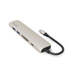 Epico 6v1 Aluminium Hub | 100W USB-C PD | hvězdně bílá