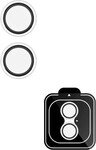 Epico Aluminium AntiReflective Lens & Island | iPhone Duo | s jednoduchou aplikací | tmavě modrá | ladící barvy