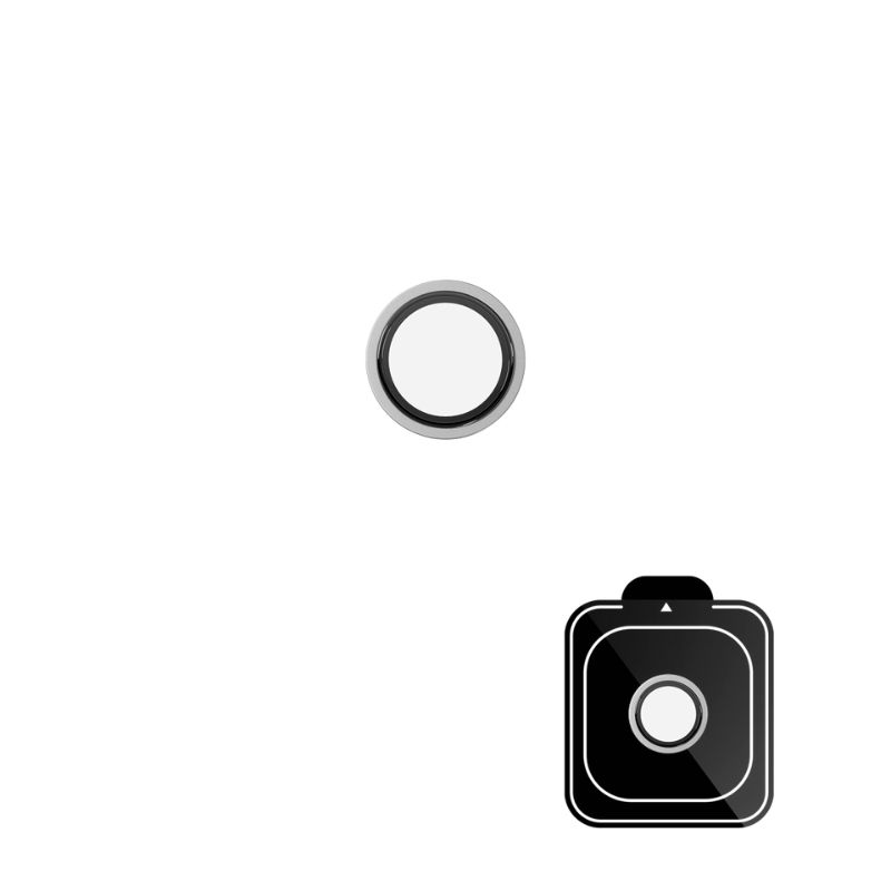 Epico Aluminium Lens Protectors | Čirý obraz | iPhone Air | stříbrná | ochrana proti poškrábání a otiskům prstů | ochrana camera i