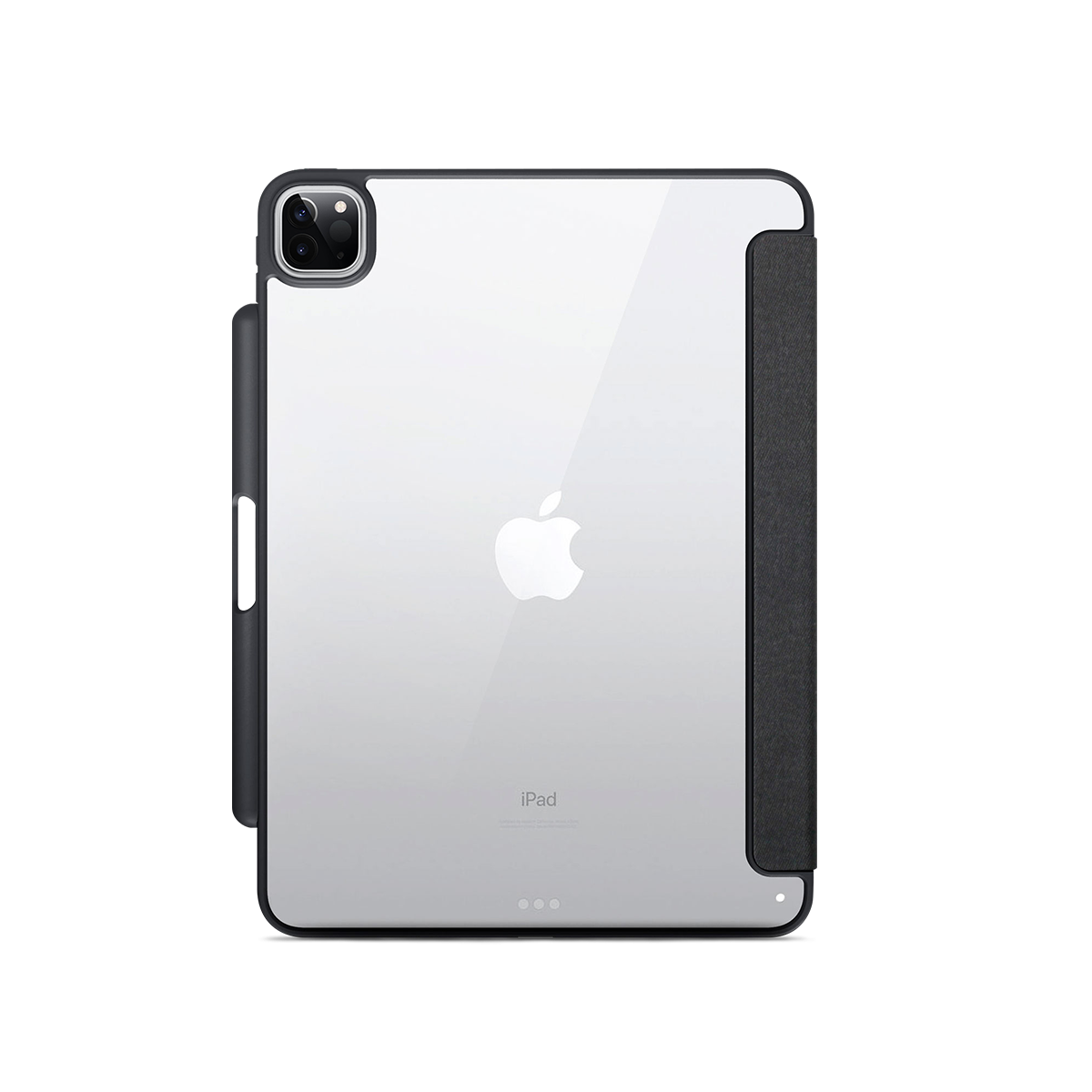 Epico Clear Flip Case iPad Pro 11" (3.-6. gen)/Air 10,9" (A14-M1)/Air 11" (M2-M4) - černá transparentní