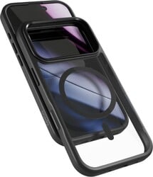 Epico Hero Pro Mag+ Case | iPhone 17 Pro Max | černá transparentní | Qi2 & MagSafe kompatibilní | ochrana camera island
