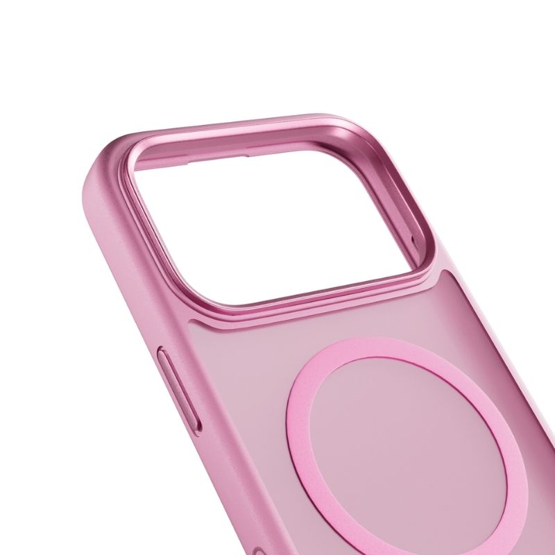 Epico HeroMatte Pro Mag+ Case | iPhone 17 Pro Max | růžová | Qi2 & MagSafe kompatibilní | crossbody úchyty & ochrana camera island