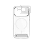 Epico HeroStand Pro Mag+ Case iPhone 17 Pro/18 Pro se skládacím stojánkem - matná transparentní (cro