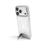 Epico HeroStand Pro Mag+ Case iPhone 17 Pro/18 Pro se skládacím stojánkem - matná transparentní (cro