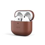 Epico Leather Case Airpods 4 - hnědá