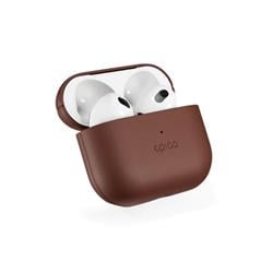 Epico Leather Case Airpods 4 - hnědá