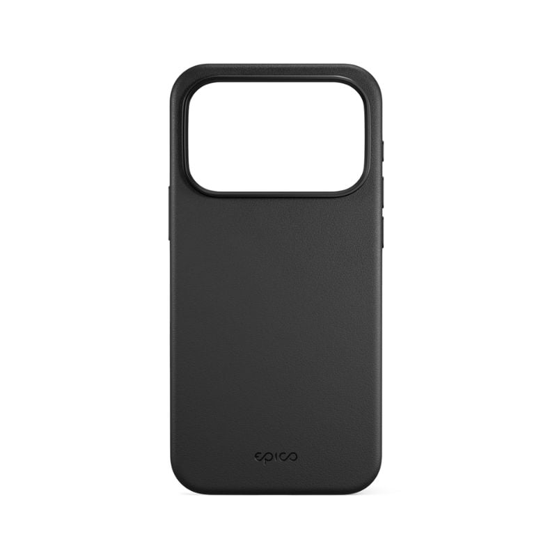 Epico Leather Pro Mag+ Case | iPhone 17 Pro | černá | Qi2 & MagSafe kompatibilní (ochrana camera island)