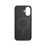Epico Mag+ Hybrid Carbon Case iPhone 16 - čierny
