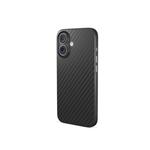 Epico Mag+ Hybrid Carbon Case pre iPhone 16 Plus - čierny