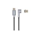 Epico MAGNETIC USB-C POWER CABLE 2m - šedá