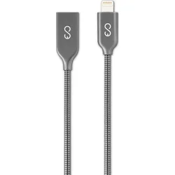 Epico METAL LIGHTNING CABLE 1,2 m (2019) - vesmírne sivá