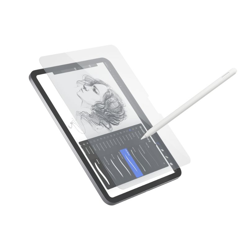 Epico Paper Texture Glass Screen Protector DF | iPad Pro 11” (M4-M5) | s jednokrokovým papierovým aplikátorom na ochranu pred prachom | matný