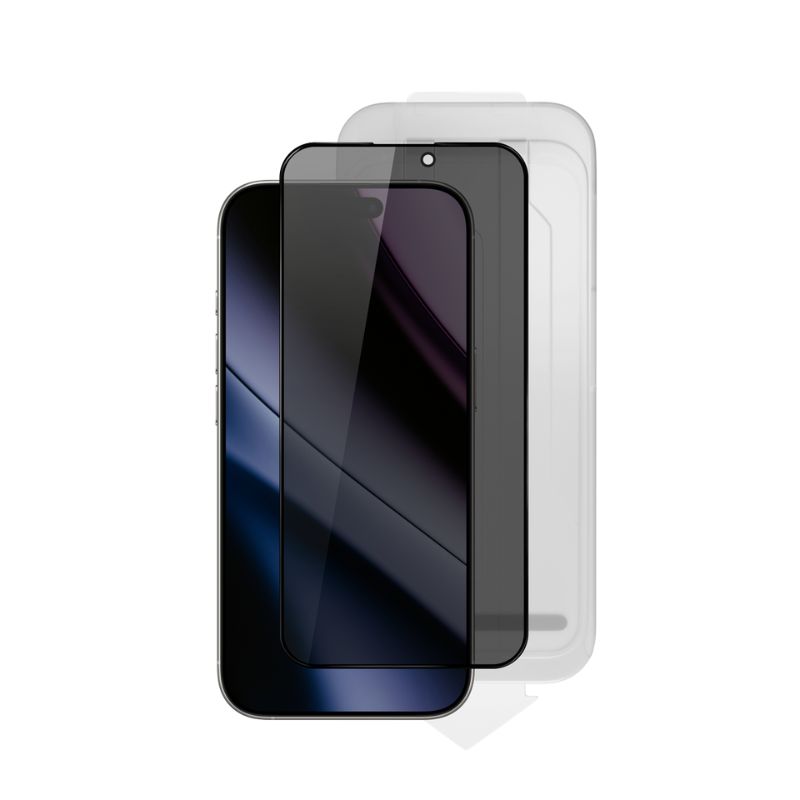 Epico Privacy Glass 3D | iPhone 16 Pro/17 s jednokrokovým aplikátorem