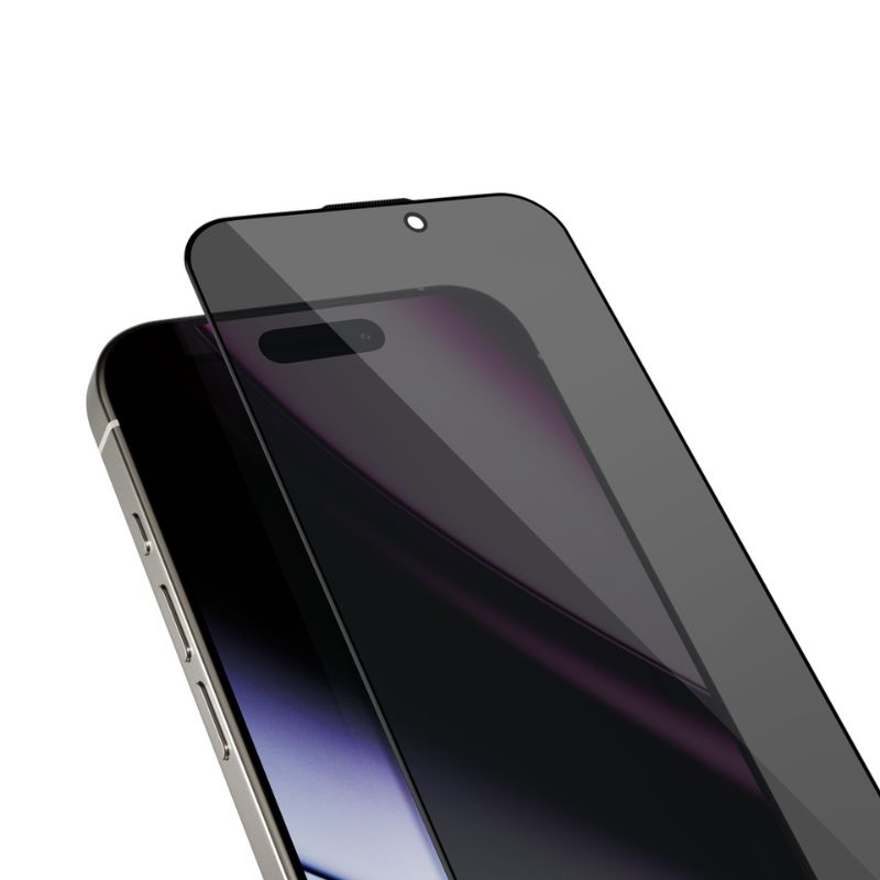 Epico Privacy Glass 3D pre iPhone 16 Pro s inštalačným rámom