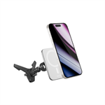 Epico Qi2 Ultrathin bezdrôtová nabíjačka do auta kompatibilná s MagSafe – strieborná/biela