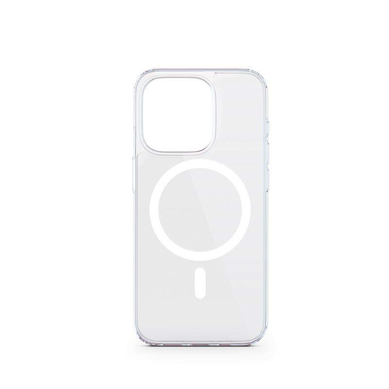 EPICO Resolve Case Magnetic - MagSafe Compatible iPhone 15 Pro Max - transparent