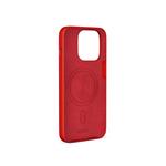 EPICO SILICONE MAGNETIC - MAGSAFE COMPATIBLE CASE iPhone 14 Pro Max - tmavo červená