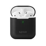 Epico SILIKÓNOVÉ puzdro AIRPODS Gen 2 - čierne