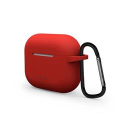 Epico Silikónový vonkajší kryt Airpods 3 - červený