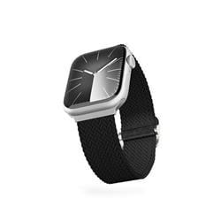 Epico textilní pletený pásek pro Apple Watch 42/44/45 mm - černý